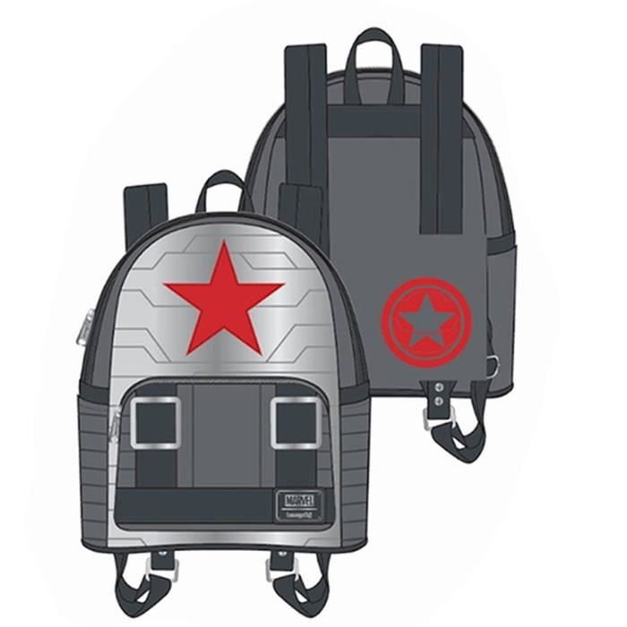 Mini Sac A Dos Marvel - Winter Soldier Cosplay - Noir - NO NAME - Adulte - Mixte - Multisport Mini Sac A Dos Marvel - Winter Soldier Cosplay - Noir - NO NAME - Adulte - Mixte - Multisport