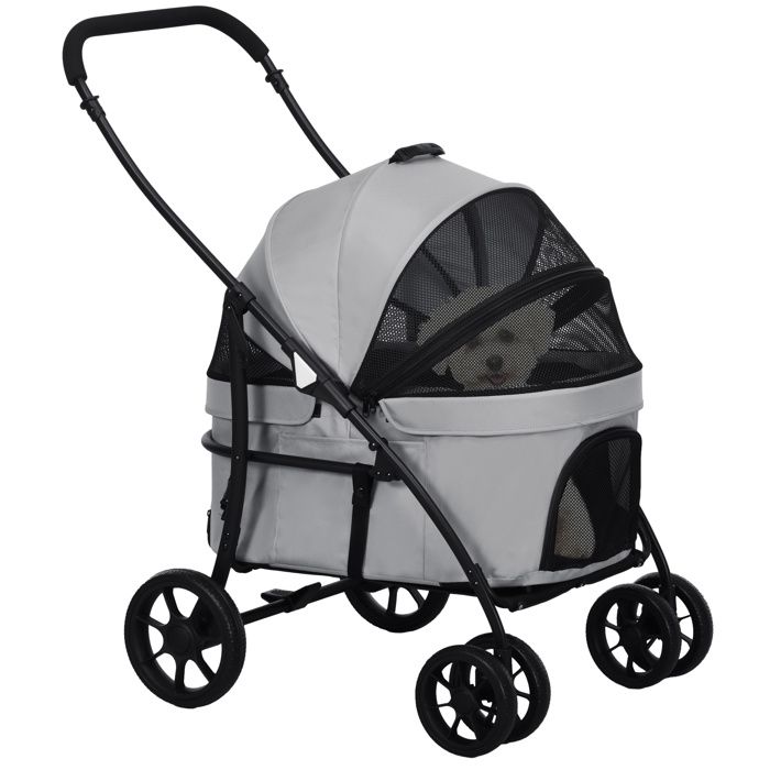 Poussette 2 En 1 Mobiclinic Nuit – Ultracompacte, Réversible, Nacelle Incluse – Jusqu'à 22 Kg – Idéale Voyages Et Ville