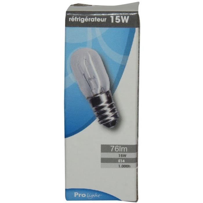 PROLIGHT Ampoule réfrigérateur E14 15W Cdiscount Bricolage
