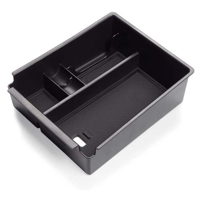 Organisateur Console Centrale MEDZUK Pour Dacia Jogger 2021-2025 - Rangeur Accoudoir Noir