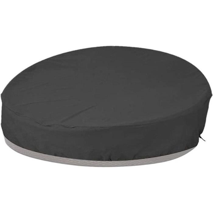 Housse De Protection Imperméable Pour Canapé-lit Rond De Jardin - Oxford 210D Anti-UV Et Coupe-vent