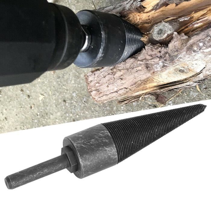 Foret Fendeur De Bois 32mm - Pour Perceuse Électrique - 4 Poignées - Séparateur Bûches