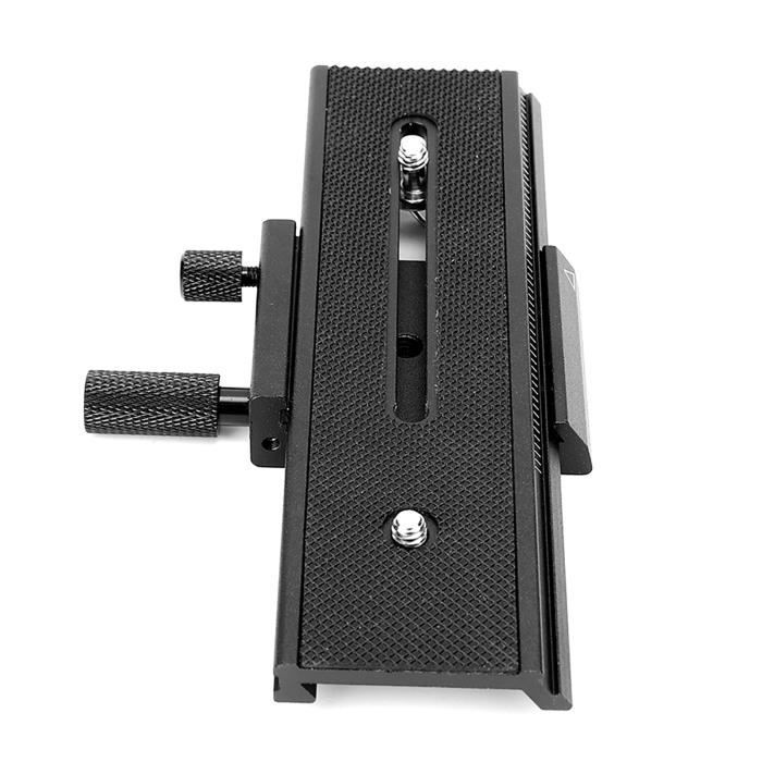 veetalee Rail de mise au point macro à 4 voies en aluminium avec plaque à dégagement