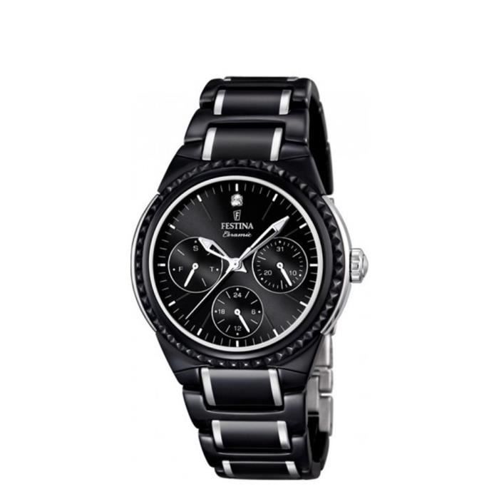 Montre pour femme en acier et ceramique Festina , - Achat/vente montre -  Cdiscount