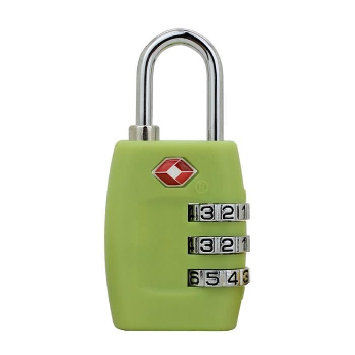 Cadenas à Combinaison à 3 Chiffres, Mini Cadenas à Code Réinitialisable En Alliage De Zinc, (lot