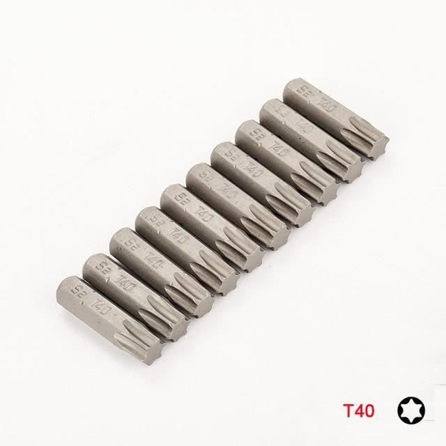 LDERFIV 24 Pièces Torx Bit Set, 25mm De Longueur Embouts De Tournevis, 1/4 Pouce S2 Acier Torx Embouts De Tournevis Set, T10, T15, T20, T25, T30, T40, PH1, PH2, PH3, PZ1, PZ2