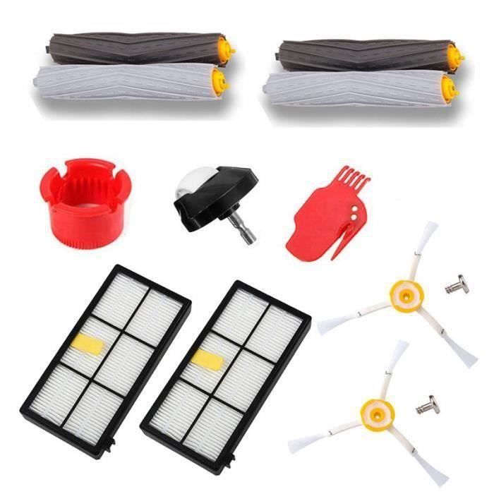 JoyBros Ersatzteile Set Für IRobot Roomba 800 900 Serie - HEPA Filter & Bürsten