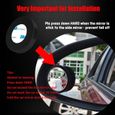 Akozon Rétroviseur d'angle mort 360 degrés réglable en verre HD et boîtier ABS miroir convexe à coller pour voiture-1
