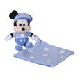 Peluche Disney Mickey Phosphorescente - 25 x 10 x 8 cm - Impression lumineuse - Bleu-1