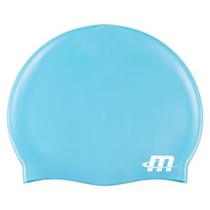 BONNET DE BAIN,WHITE--Chapeau de natation en tissu PU élastique et
