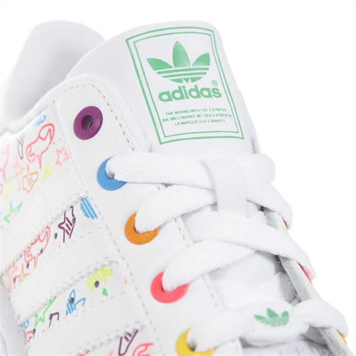Superstar 2 enfant shop blanc