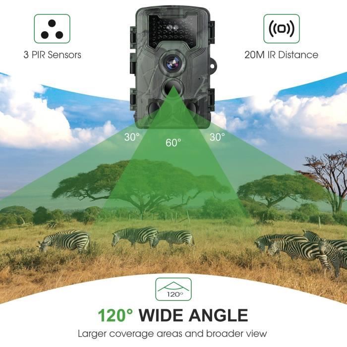 Caméra de chasse et de suivi des sentiers d'animaux sauvages