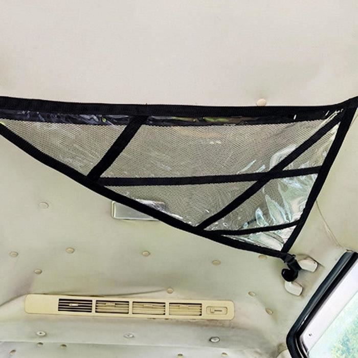 Filet de chargement pour plafond de voiture - Filet de chargement  triangulaire pour plafond de voiture - Sac de Rangement de C[599] -  Cdiscount Electroménager