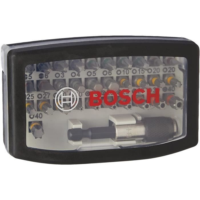 COFFRET DE 43 ASSORTIMENT D'EMBOUTS DE VISSAGE BOSCH