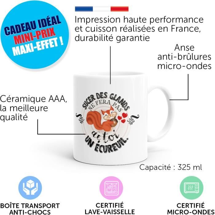 Tasse-Mug Humour - Adorablement Givrée - Idée Cadeau Original Femme Maman Amie Saint Valentin Noel 3760311672576