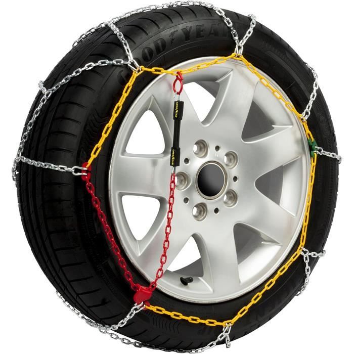Chaînes à Neige Goodyear 9 Mm – Lot De 2, Tendeur Auto, Compatibles ABS/ESP, Taille 120