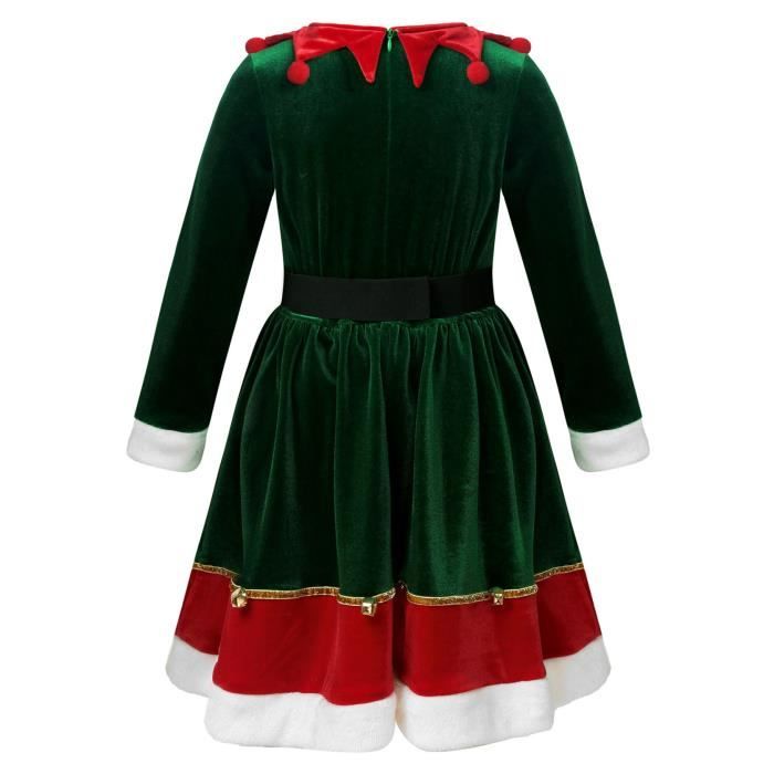 Costume de fête pour bébé lutin - EUROWEB - Taille 24 mois - Vert et rouge  - Polyester - Cdiscount Jeux - Jouets