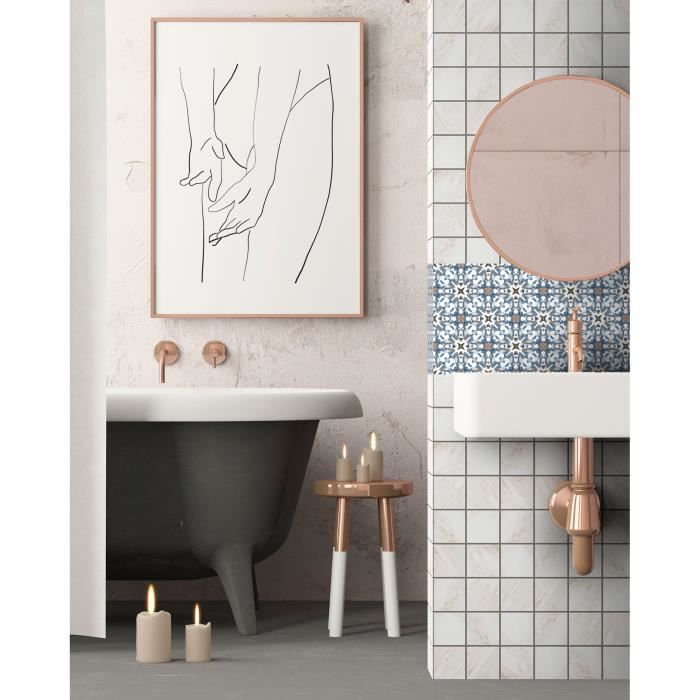 Panorama Stickers Carrelage Adhésif Cuisine Salle De Bain 8 Pièces De