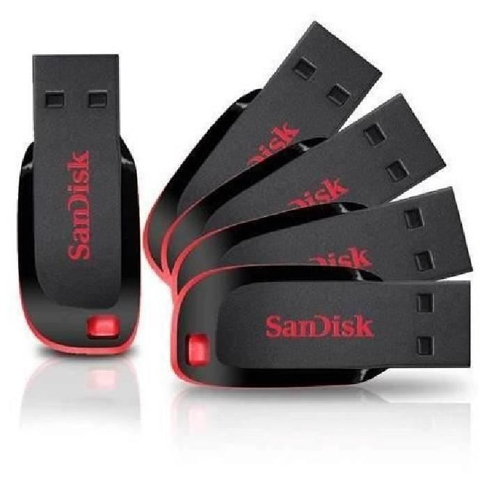 Clés USB Sandisk Cruzer Blade 64 Go - Cdiscount Informatique