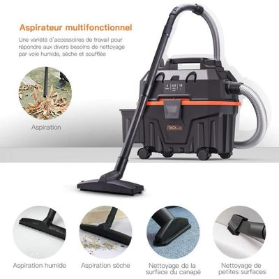 Aspirateur eau et poussière outlet tacklife