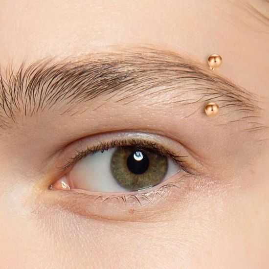 Anneau Piercing Sourcil En Acier Inoxydable 316L – 16G 8mm, Design étoile Minimaliste, Pour Homme Et Femme