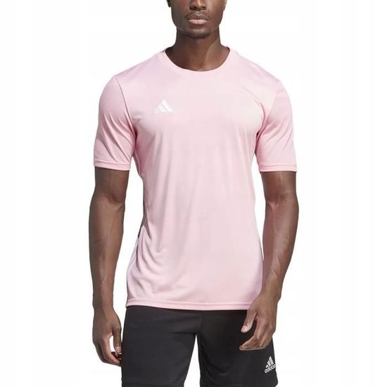 T shirt ADIDAS Tabela 23 Rose Homme Adulte 100 coton Manches courtes Col arrondi Rose Cdiscount Pret a Porter