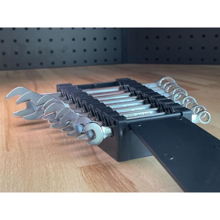 Jeu de 5 clés mixtes métriques sur support, 8 10 13 17 19 mm | KS Tools