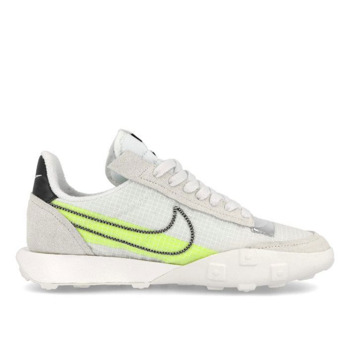 Basket Nike W WAFFLE RACER 2X Femme Blanc Lacets Cuir