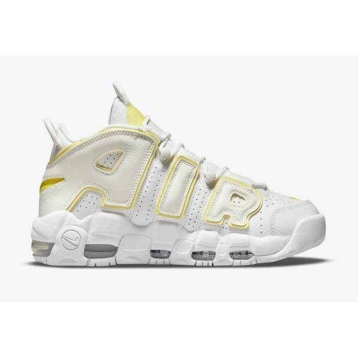 Baskets Air More Uptempo 90 Blanc Jaune blanc. couleurs multiples