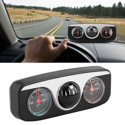 MACHSWON Boussole Réglable 2 En 1 Pour Tableau De Bord De Voiture