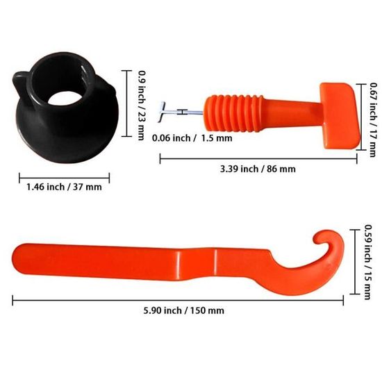 50 Croisillons Niveleur De Carrelage Avec Cle Speciale Kit De