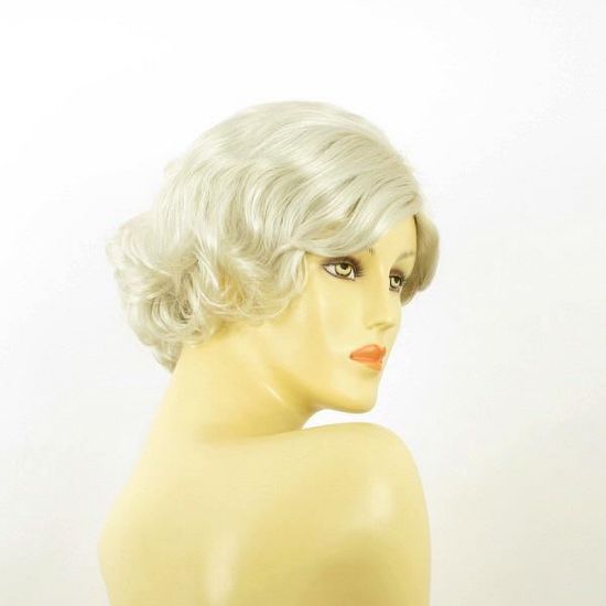 Perruque Courte Femme Couleur Châtain Cuivré Méché Blond - Synthétique, Style Naturel