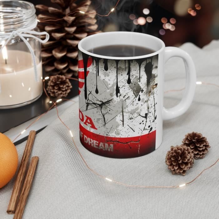 Mug Honda En Céramique – Tasse Blanche Avec Logo, Neuve En Emballage D'origine