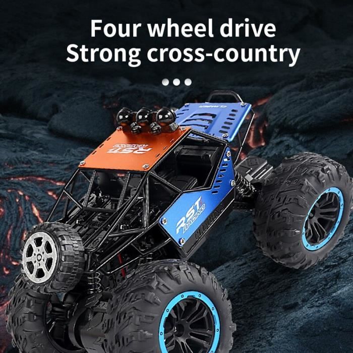 Bleu 2wd - Voiture radiocommandée RC 1:16 4WD 1:12 6wd, jouet pour enfant, Buggy à grande Bleu 2wd - Voiture radiocommandée RC 1:16 4WD 1:12 6wd, jouet pour enfant, Buggy à grande