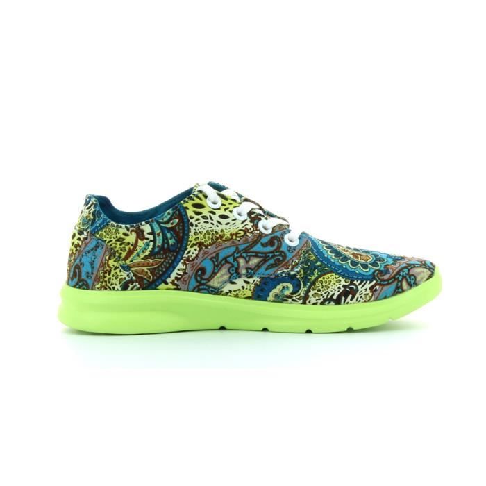 Baskets basses Vans Iso 2 Mixte Bleu Lacets Textile