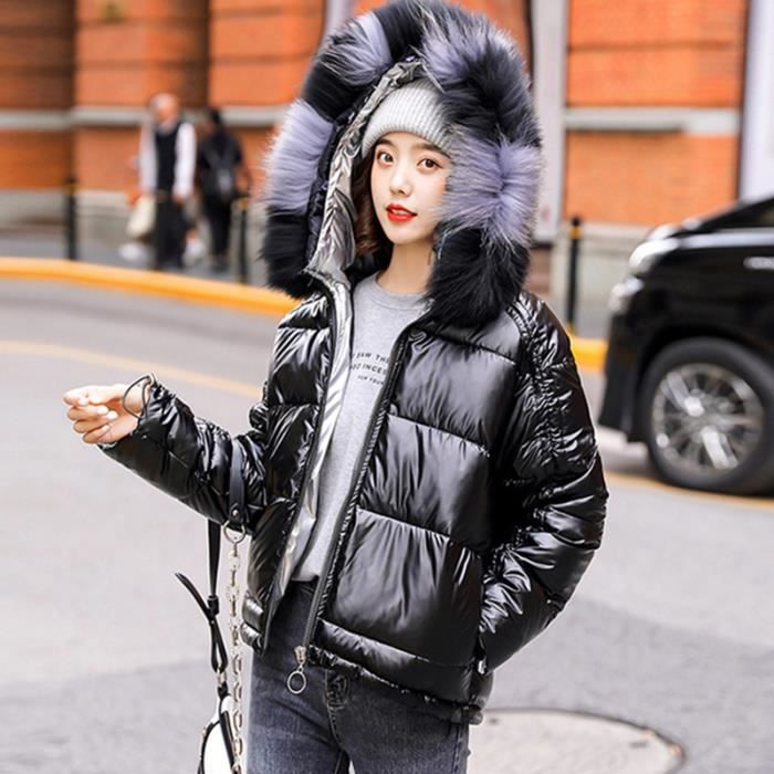 Veste hiver hot sale fourrure femme