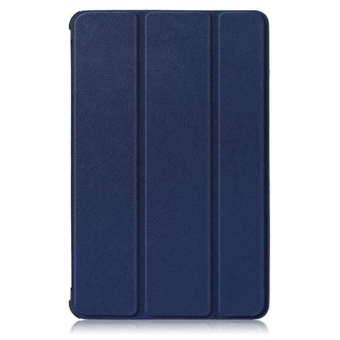 Housse Huawei MatePad 10.4 Pouces | Cuir PU Avec Motif Papillon | Porte-Cartes, Support Réglable | Bleu Foncé - 2