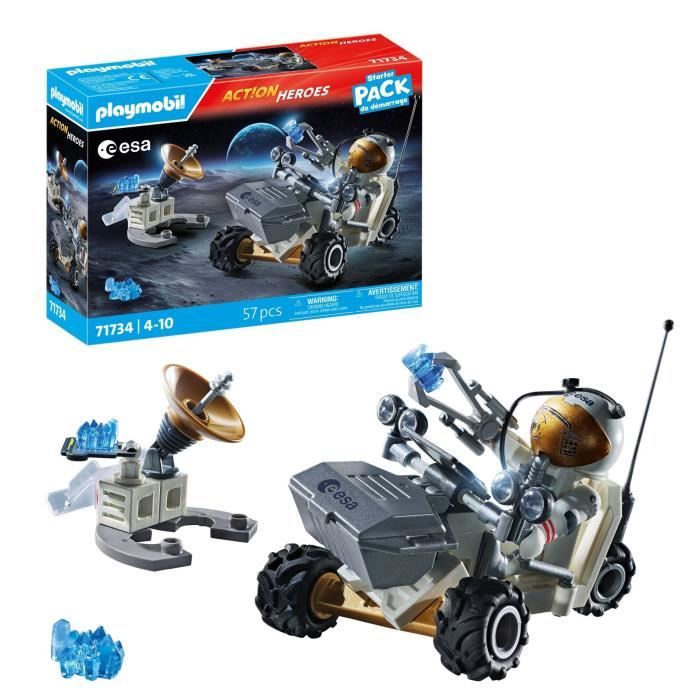 Playmobil Guerrier Intergalactique Bleu - Casque Transparent - Référence 6823 - Occasion - Parfait Pour Collection