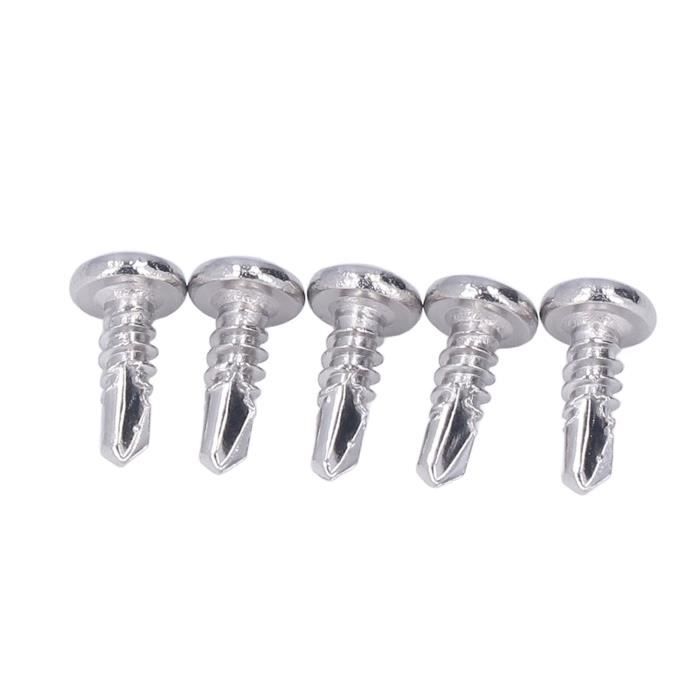 Kit De Vis Chicago En Acier Inoxydable 304 - Tête Fraisée Phillips, Tailles M3 M4, Pour Fixation