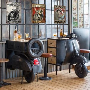 Meilleur Plaque métallique décorative Moto Garage 2022 - Le Pratique du Motard