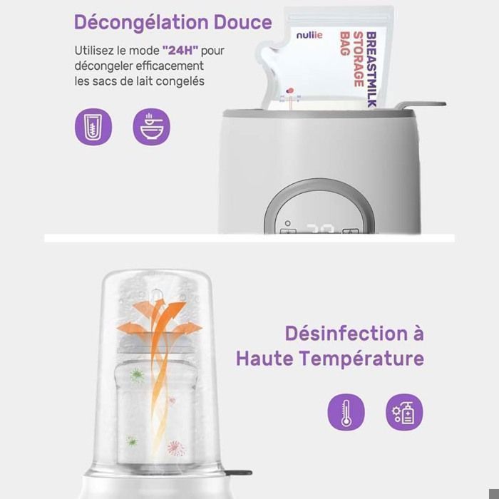 Chauffe-biberon De Voyage Portable - Réchauffage Rapide Et Constant Pour Lait Maternel