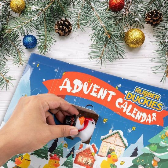 Calendrier De L'Avent 2025 : Canards En Caoutchouc De Noël - 24 Jours De Jouets Festifs Pour Le Compte à Rebours De Noël, Cadeaux - Maison