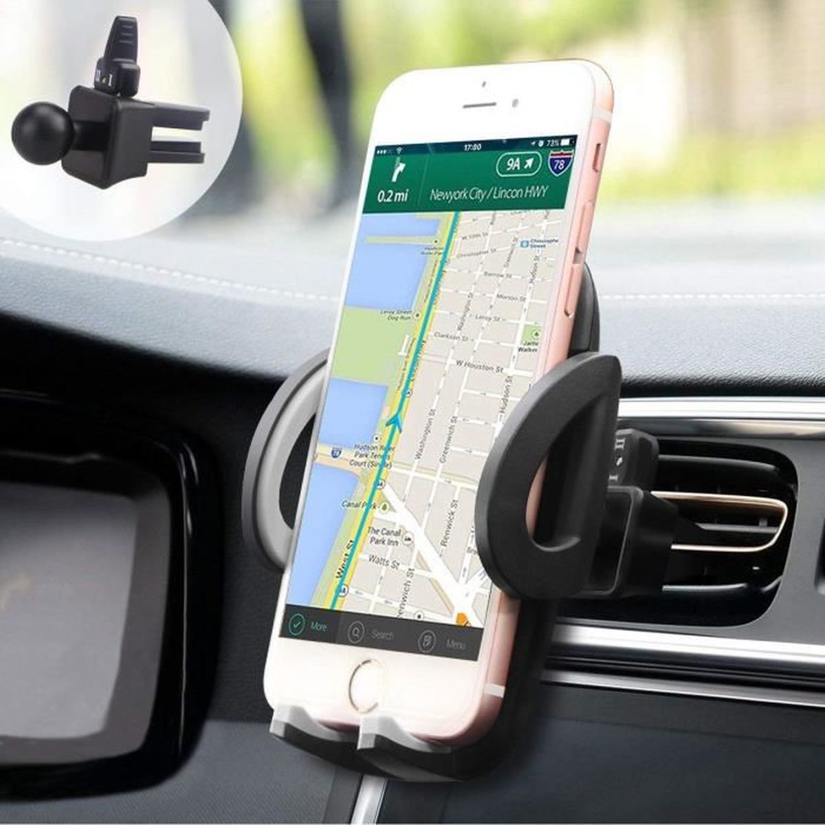 Support de téléphone de Voiture pour PareBrise Support de téléphone de