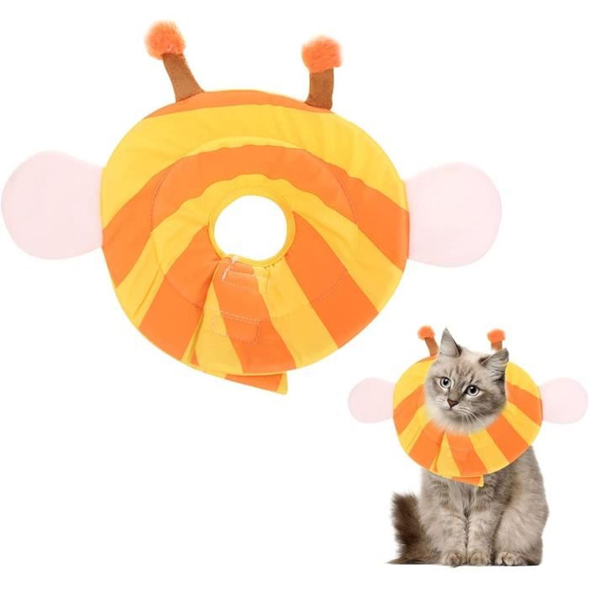 Collier De Protection Pour Animaux De Compagnie Collier Elisabethain Chat Collerette Collier De Recuperation Pour Chat Confortabl Cdiscount