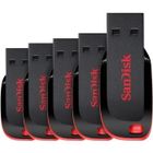 5 x SanDisk Cruzer Blade 8 Go Clé USB (paquet de cinq)