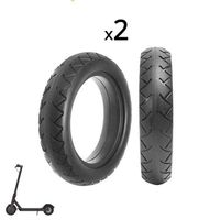 2 pneus plein Haute qualité anti crevaison pour Trotinette électrique Xiaomi M365 8 1/2x2
