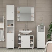 Ensemble de meubles de salle de bain Vicco FYNN blanc - Miroir de salle de bain