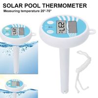 Thermomètre numérique à énergie solaire Outil de mesure précise de la température de l'eau de piscine COSwk36409