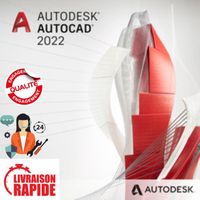 Autodesk AutoCAD 2022 - Full Version - à VIE -  WINDOWS A télécharger