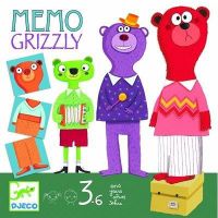Jeu de société - DJECO - Grizzly - Mémoire et stratégie - Pour enfants à partir de 4 ans